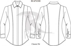 blusa de vestir BU471D00 vector