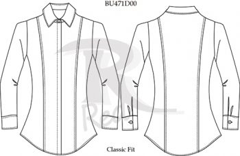 blusa de vestir BU471D00 vector