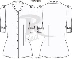 blusa hoteleria recepcion y concierge BU541D00B033 vector