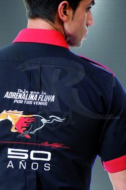 camisa racing automotriz CA400C46C1B008 espalda