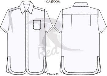 camisa resort CA450C04 vector