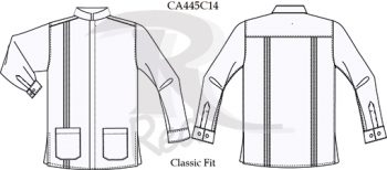 camisa resorts CA445C14 vector