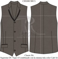 chaleco caballero CH100C00C1 vector