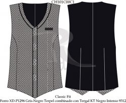 chaleco caballero CH101C00C1 vector