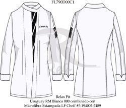 filipina de chef FL790D00C1 vector