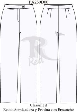 pantalon dama PA250D00 vector