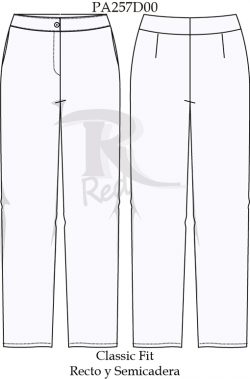 pantalon dama PA257D00 vector