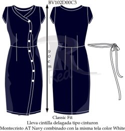 vestido BV102D00C3 vector